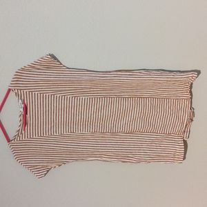 Madewell striped shift dress